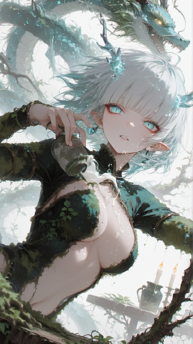 自然之风，悠远吟唱-pixiv插画-作品交流服务