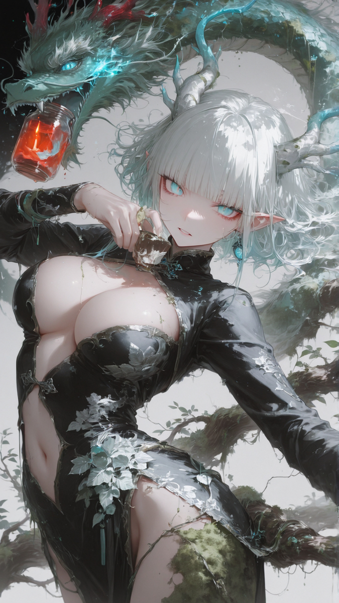 自然之风，悠远吟唱-pixiv插画-作品交流服务