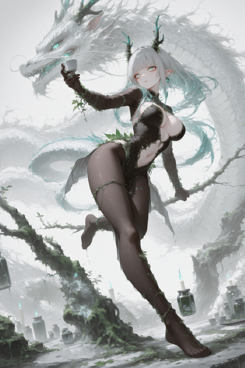 自然之风，悠远吟唱-pixiv插画-作品交流服务