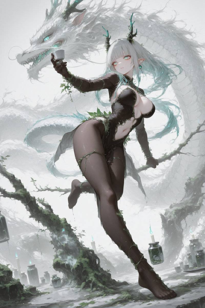 自然之风，悠远吟唱-pixiv插画-作品交流服务