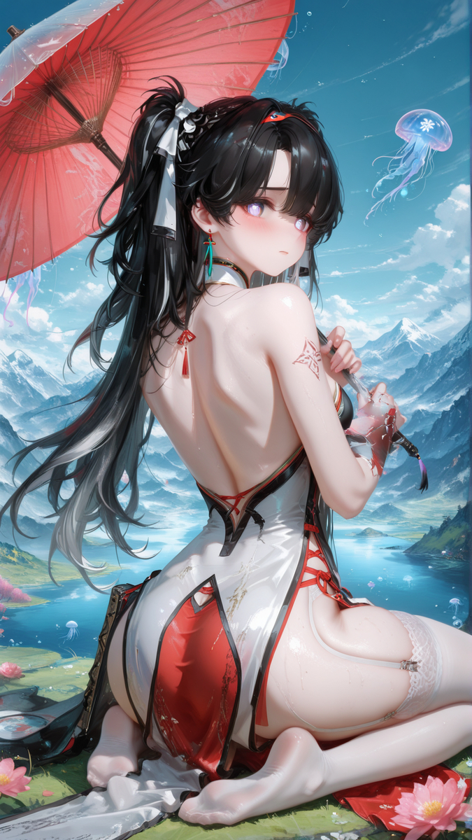 【折枝】采风-pixiv插画-作品交流服务