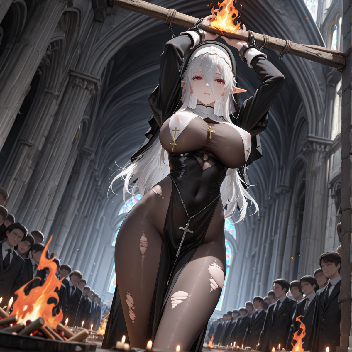 汝将沐浴火焰，于火中诞生奇迹-pixiv插画-作品交流服务