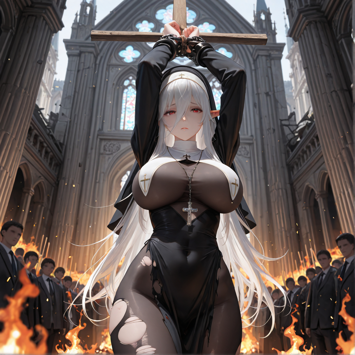 汝将沐浴火焰，于火中诞生奇迹-pixiv插画-作品交流服务