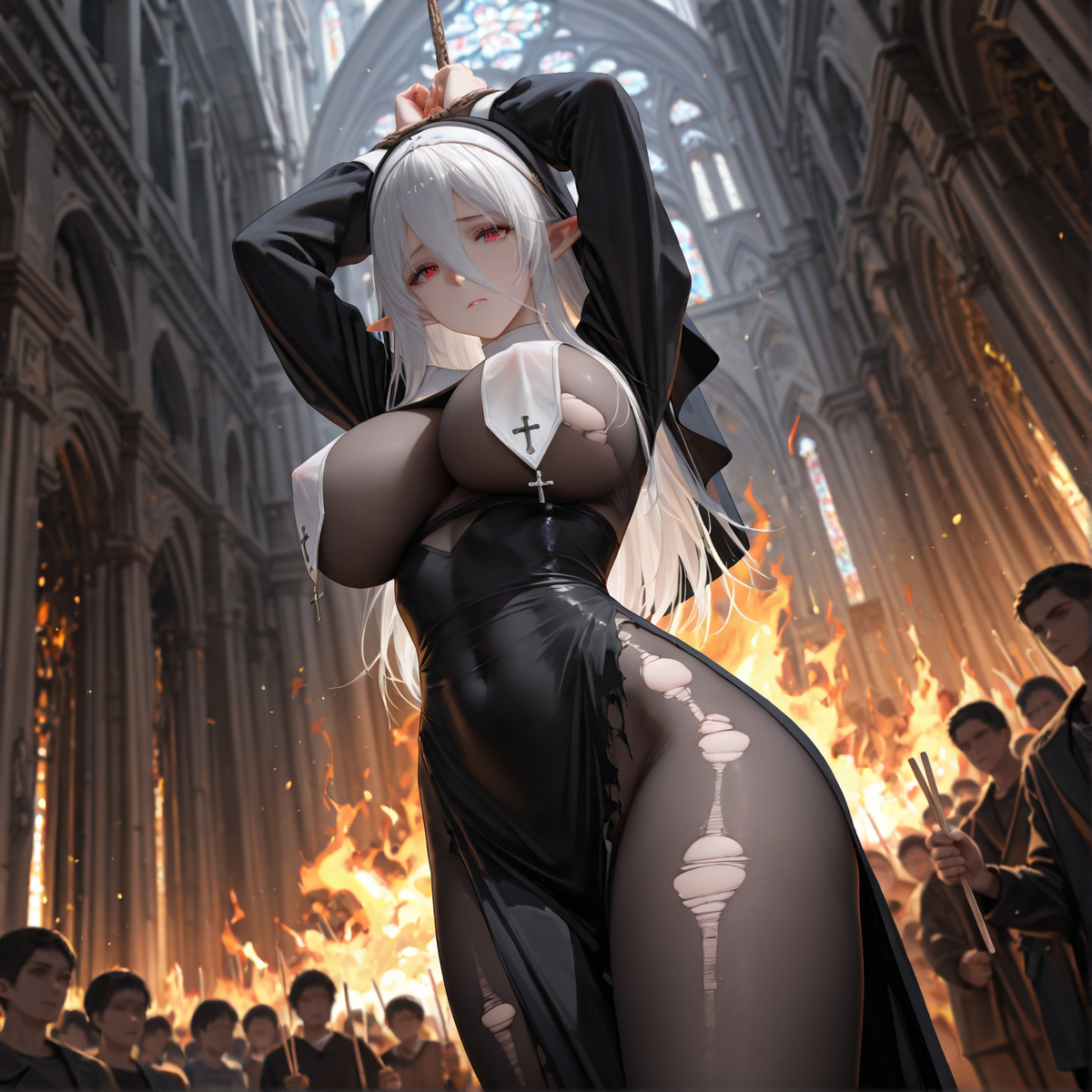 图片[5]-汝将沐浴火焰，于火中诞生奇迹-pixiv插画-作品交流服务