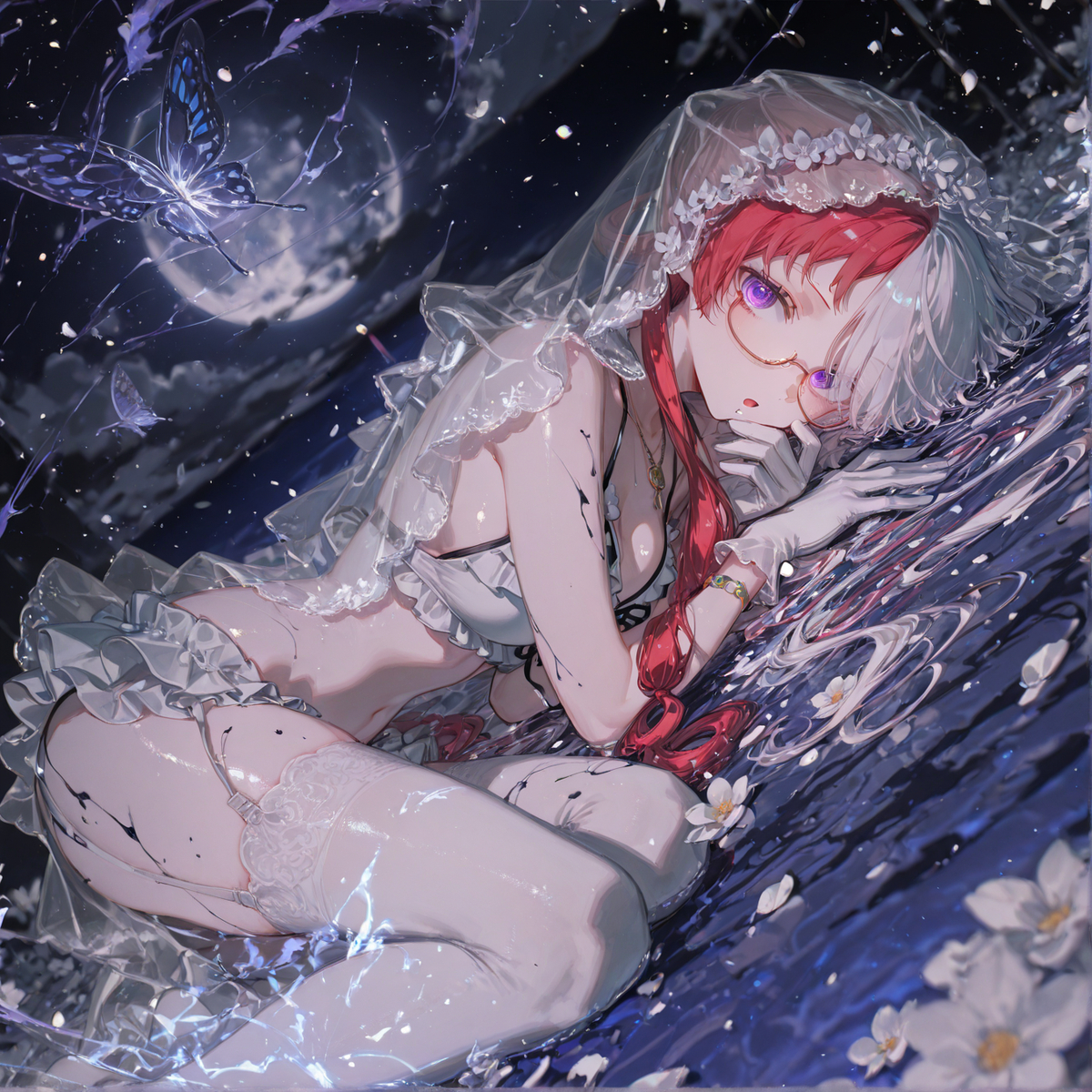 【乌塔】若蝶舞月-pixiv插画-作品交流服务