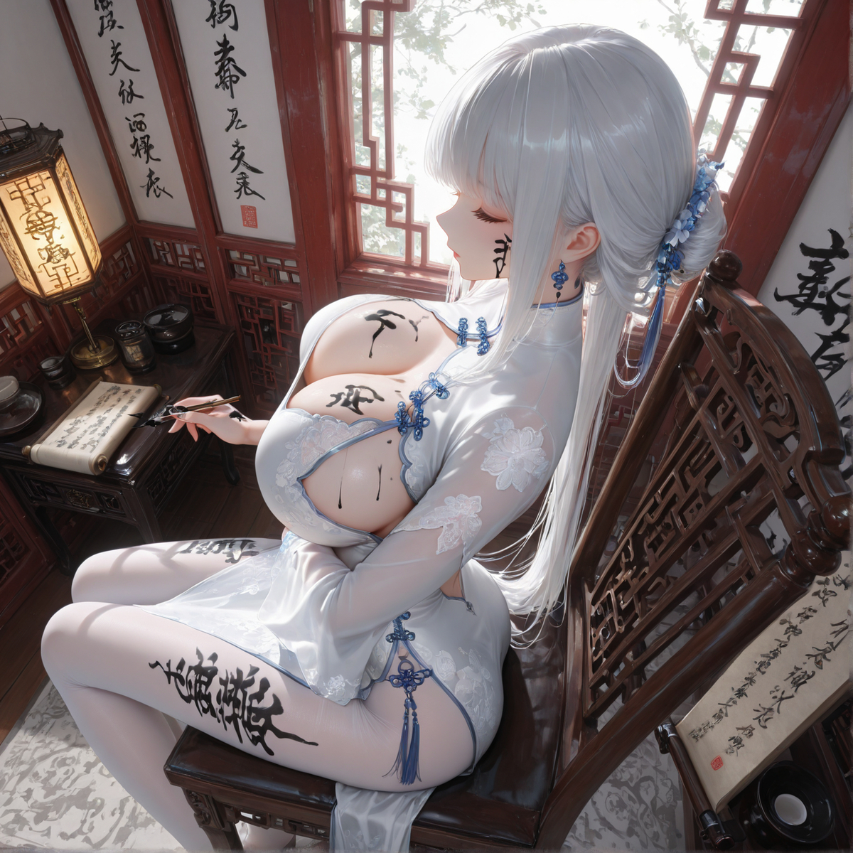 小憩-pixiv插画-作品交流服务