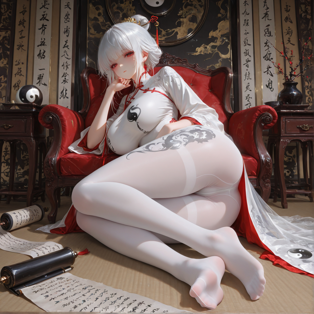 倦意-pixiv插画-作品交流服务