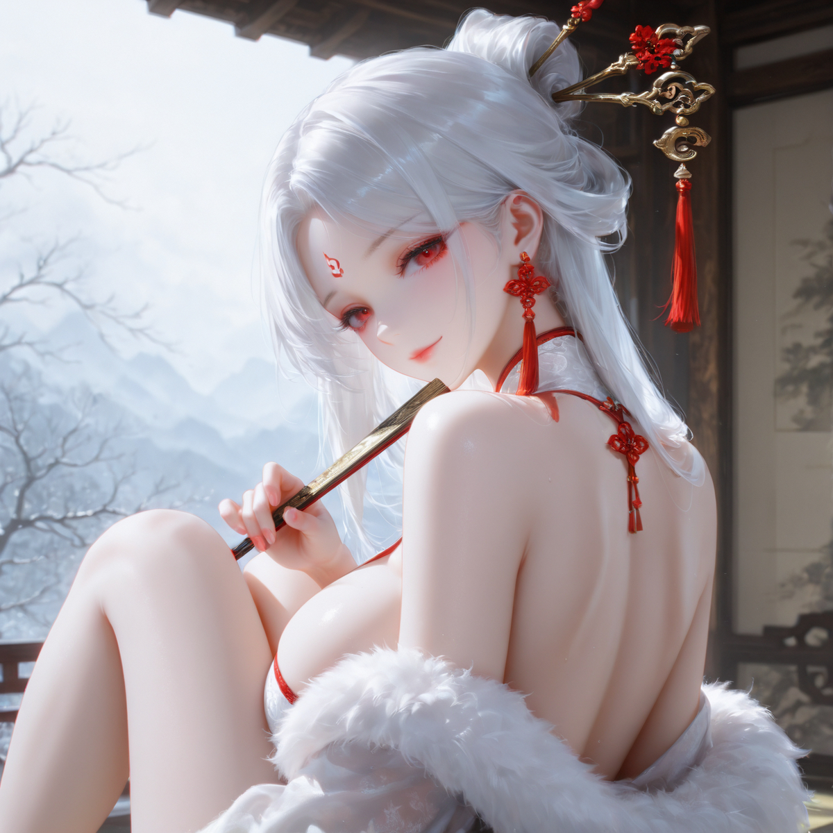 妩媚-pixiv插画-作品交流服务