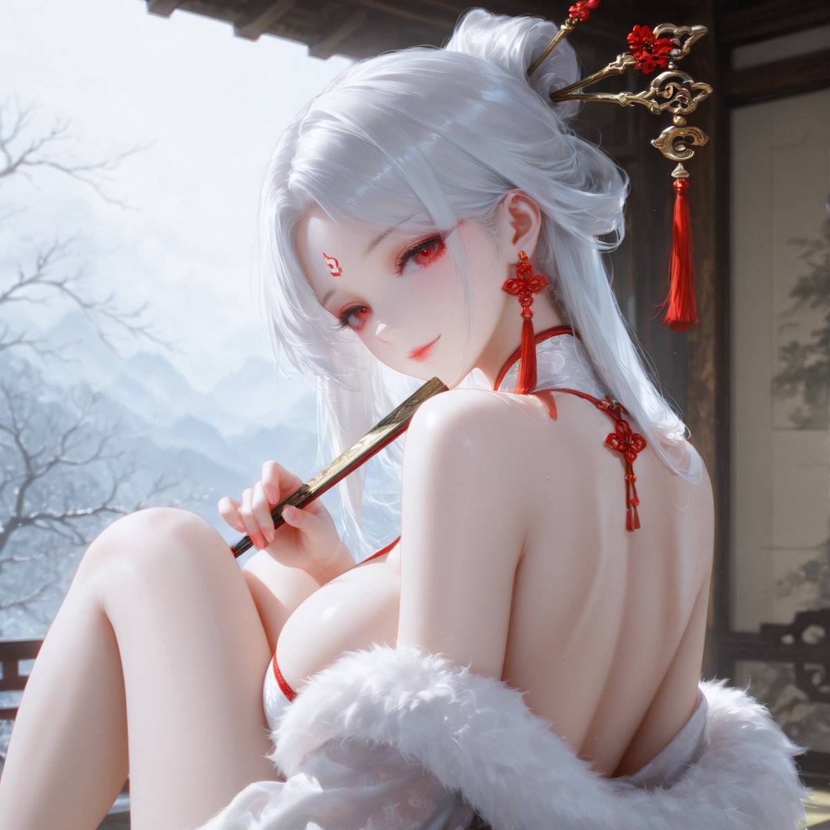妩媚-pixiv插画-作品交流服务