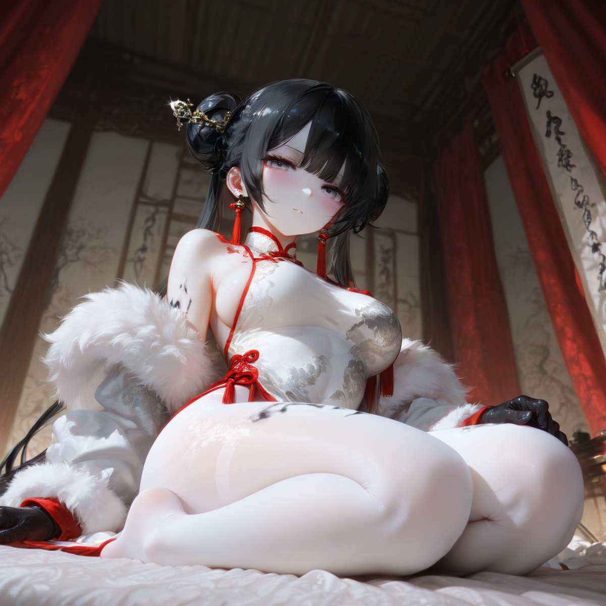 图片[5]-古风，但白丝-pixiv插画-作品交流服务