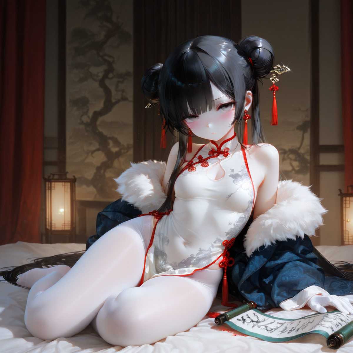 图片[8]-古风，但白丝-pixiv插画-作品交流服务