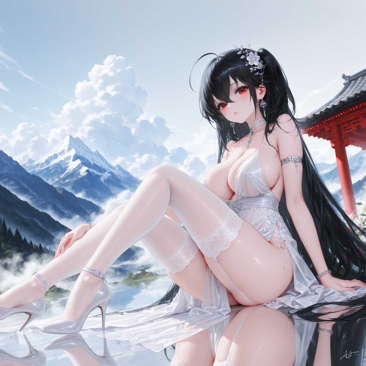 山水研墨-pixiv插画-作品交流服务