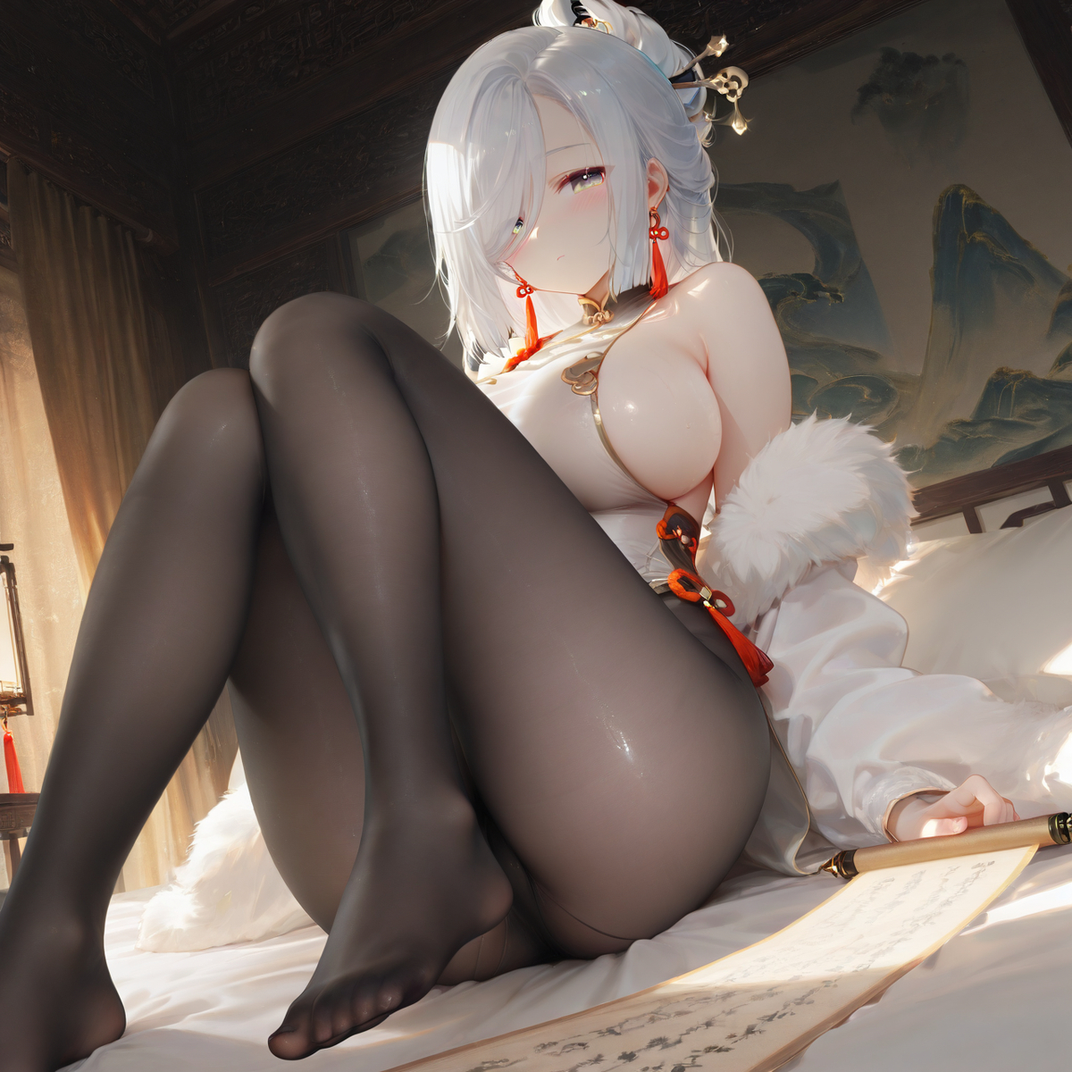 申鹤-pixiv插画-作品交流服务