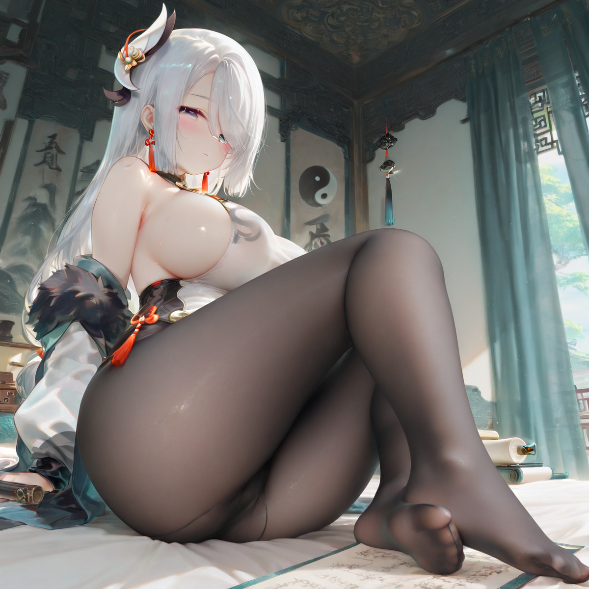 申鹤-pixiv插画-作品交流服务