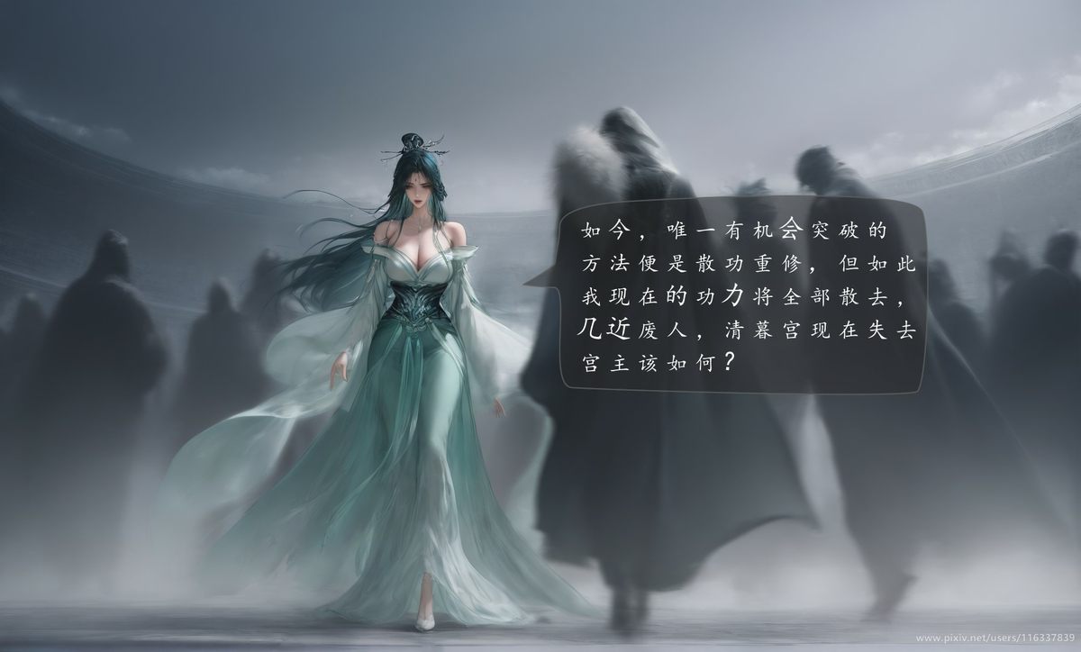 琼明神女录短篇  清暮宫宫主 陆嘉静  第一章 80p-pixiv插画-作品交流服务