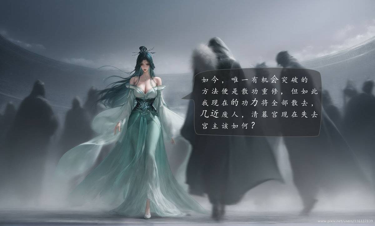 琼明神女录短篇  清暮宫宫主 陆嘉静  第一章 80p-pixiv插画-作品交流服务