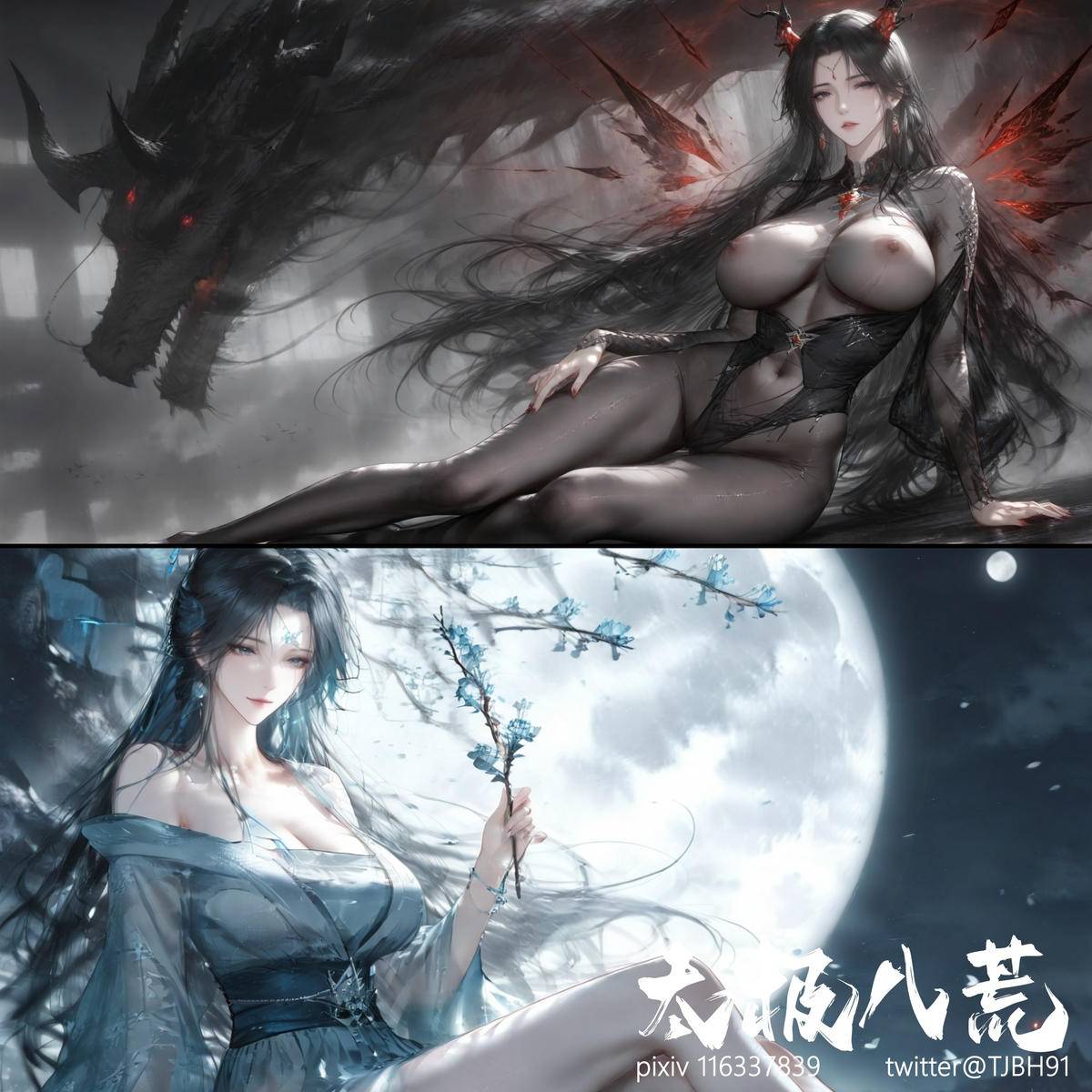 07-05 暗黑风格壁纸 82P-pixiv插画-作品交流服务