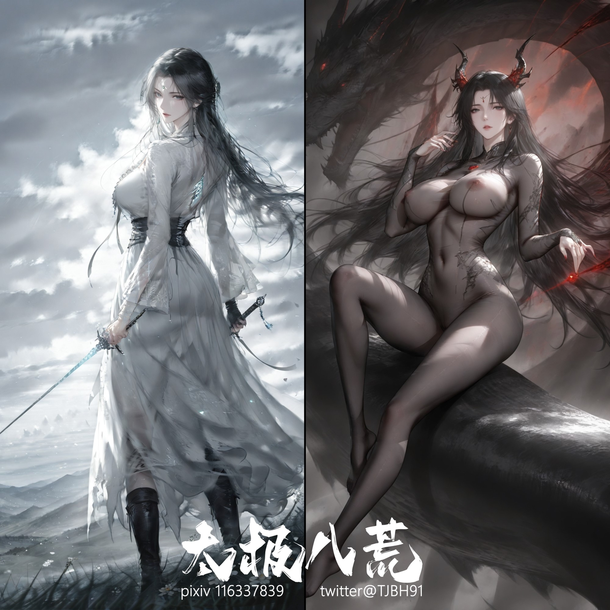 图片[5]-07-05 暗黑风格壁纸 82P-pixiv插画-作品交流服务