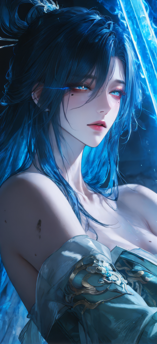 手机壁纸（陆嘉静）-pixiv插画-作品交流服务