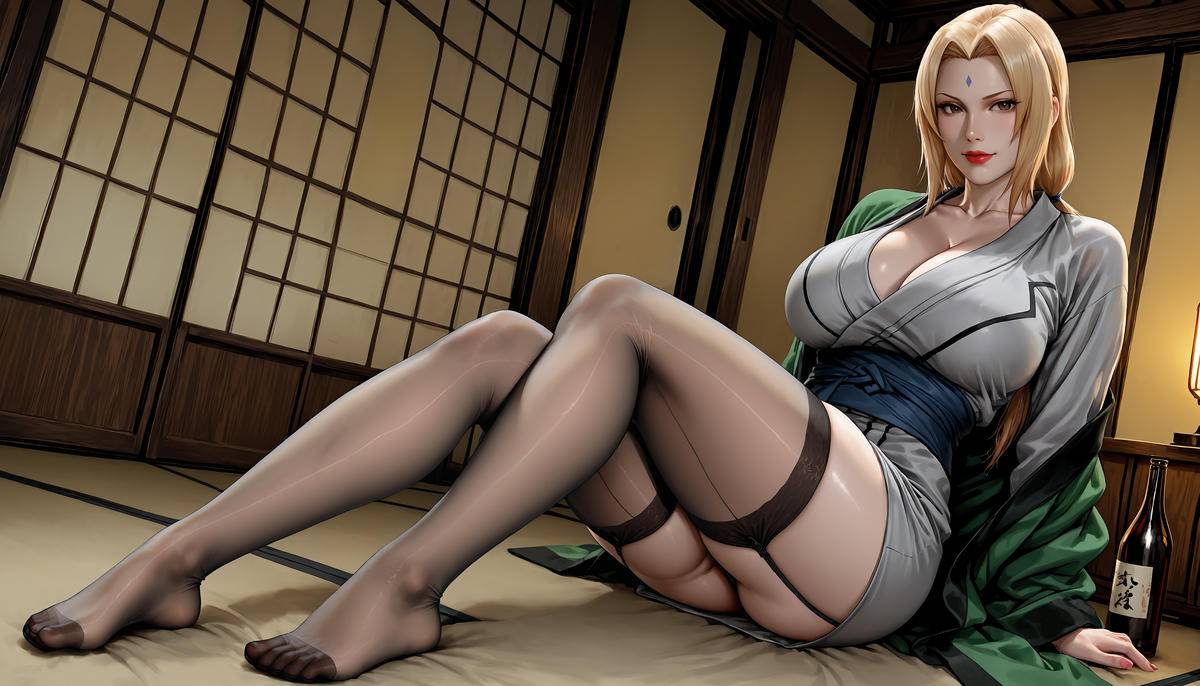 Blonde Milf-pixiv插画-作品交流服务