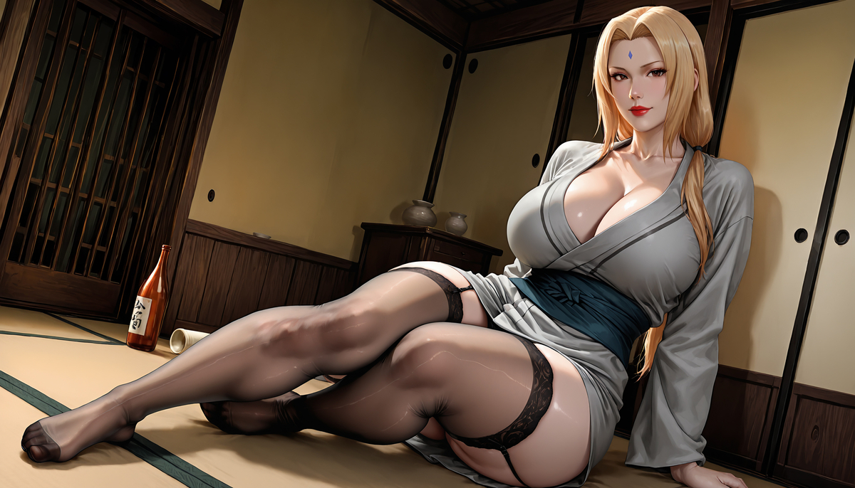 Blonde Milf-pixiv插画-作品交流服务