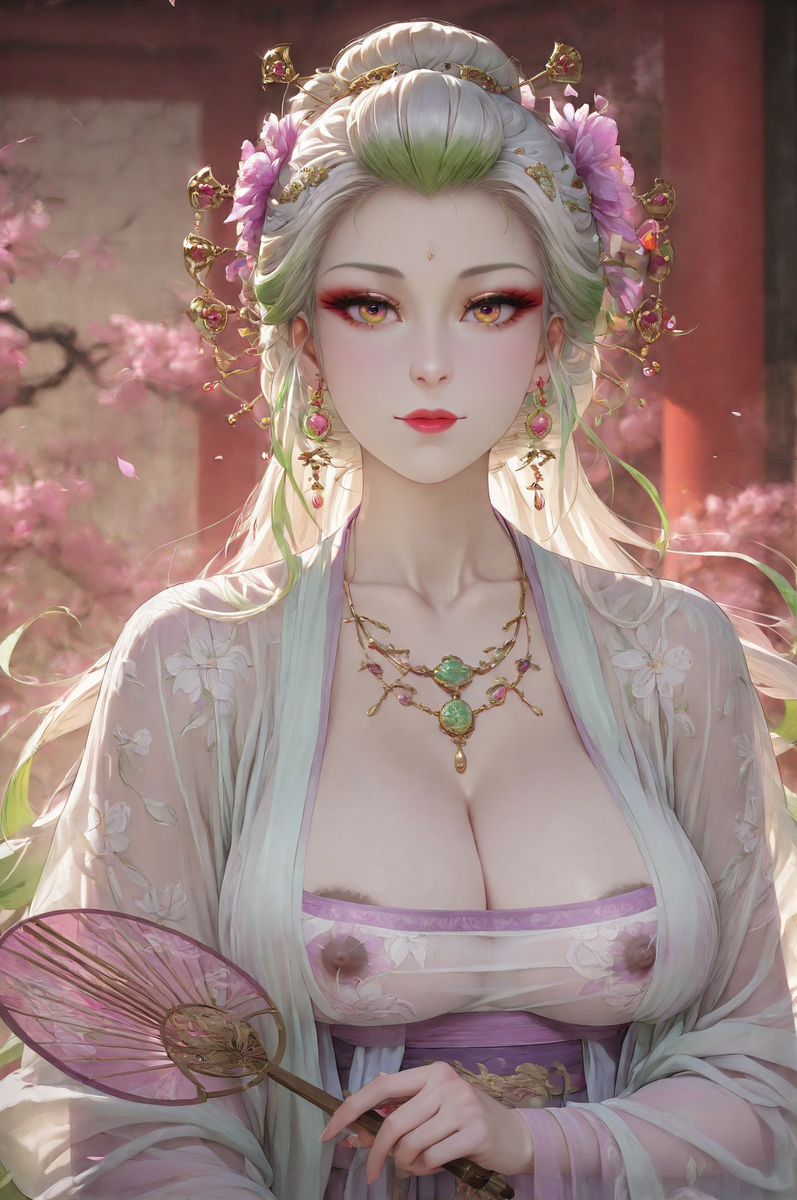 Beauty in Hanfu-pixiv插画-作品交流服务