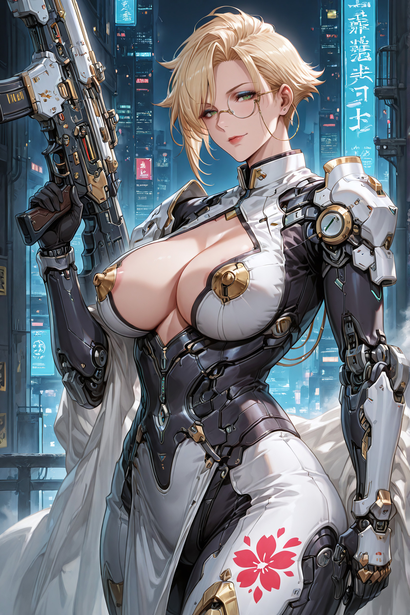 Cyberpunk Milfs-pixiv插画-作品交流服务