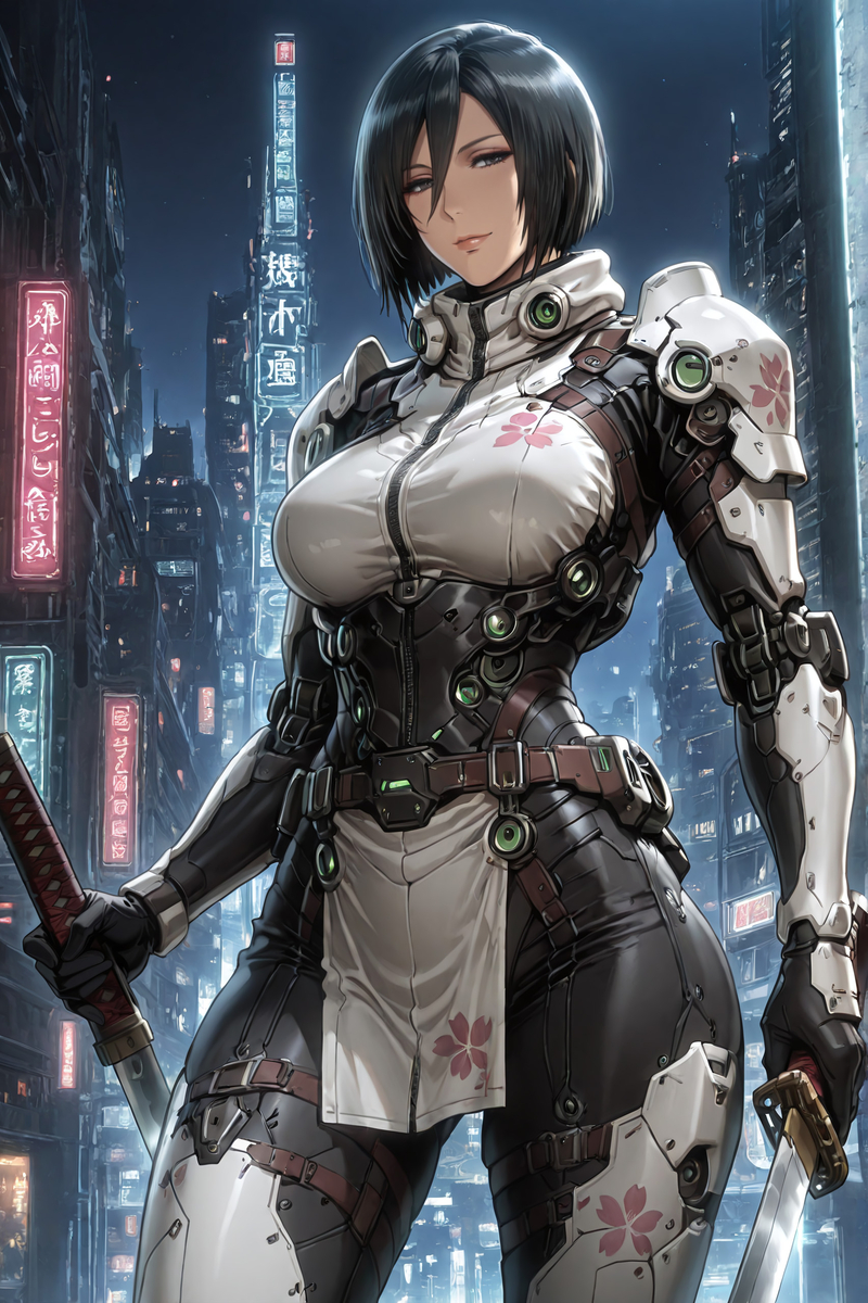 Cyberpunk Milfs-pixiv插画-作品交流服务