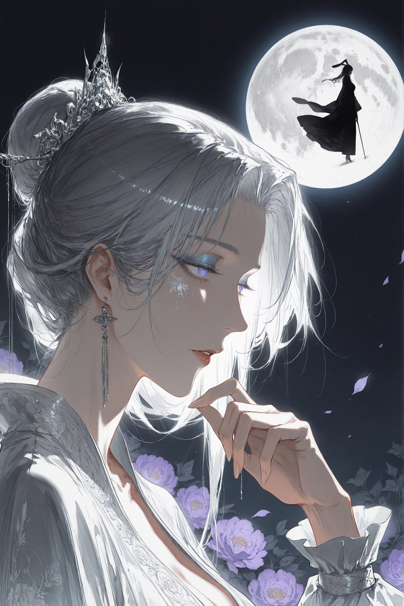 Elegant Silhouette-pixiv插画-作品交流服务