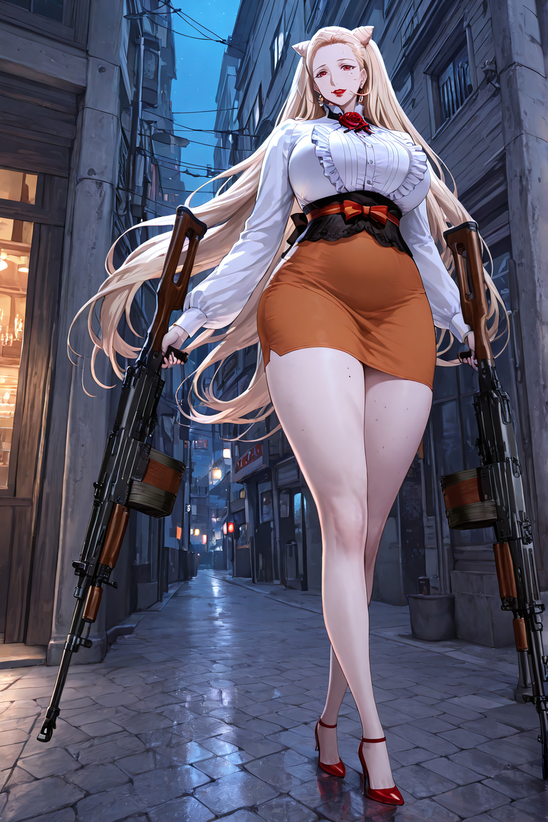 Twin Tails but Twin Triggers-pixiv插画-作品交流服务