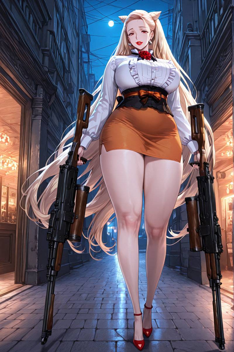 Twin Tails but Twin Triggers-pixiv插画-作品交流服务