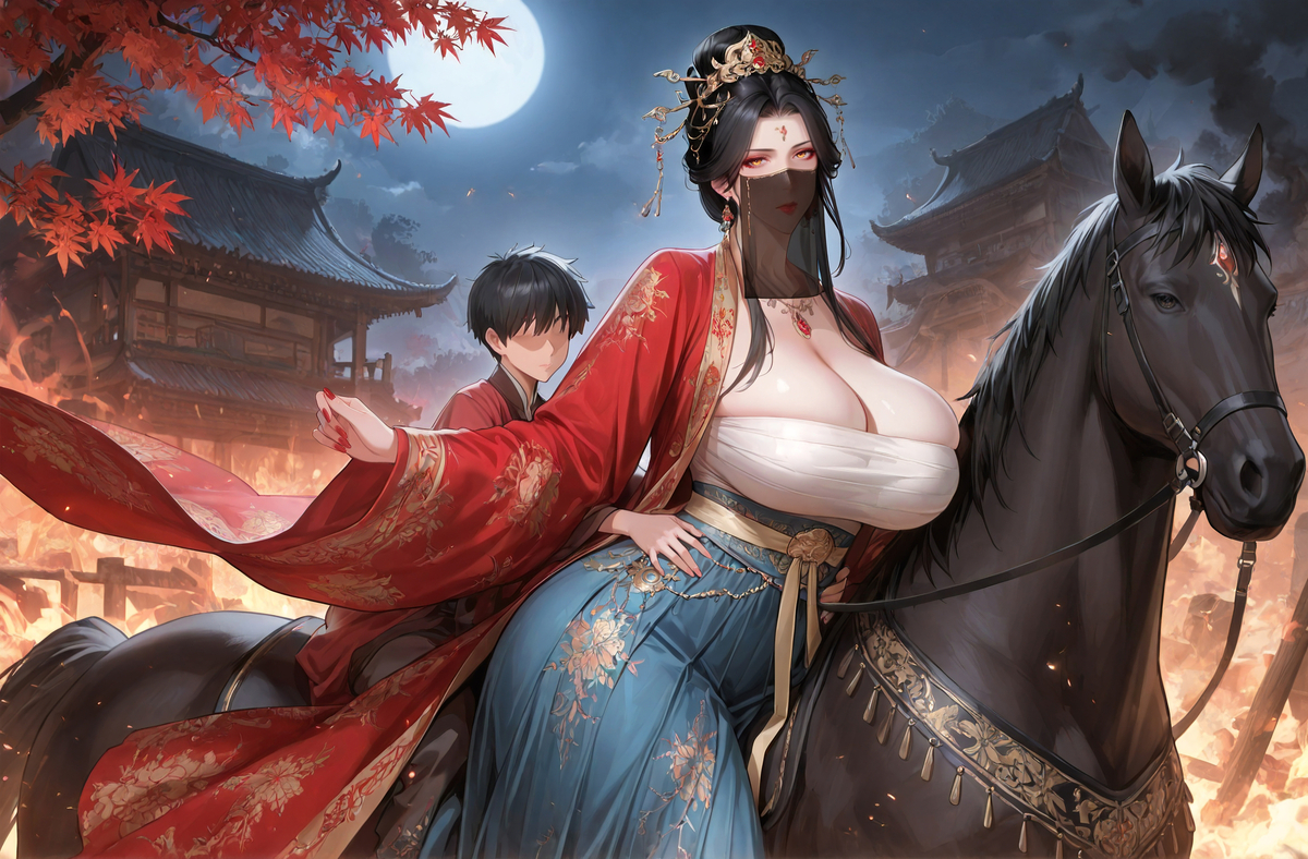 Crimson Milf-pixiv插画-作品交流服务