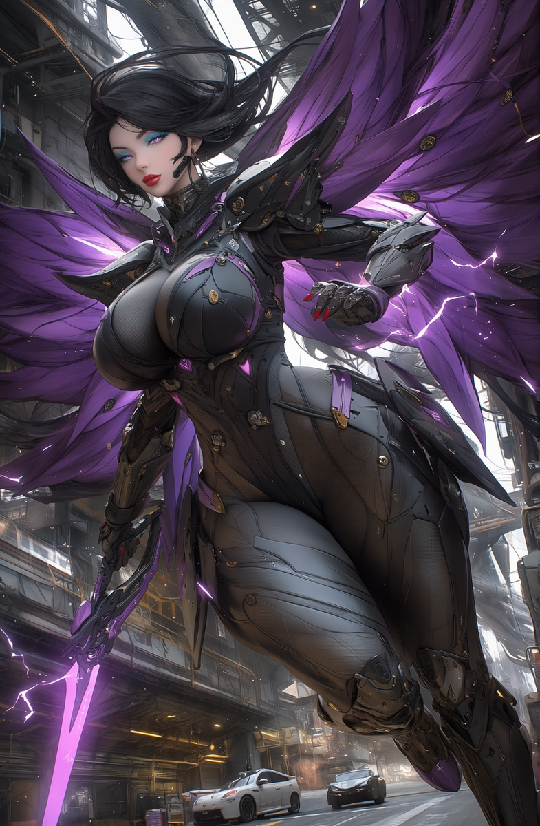 Cyborg Milf-pixiv插画-作品交流服务