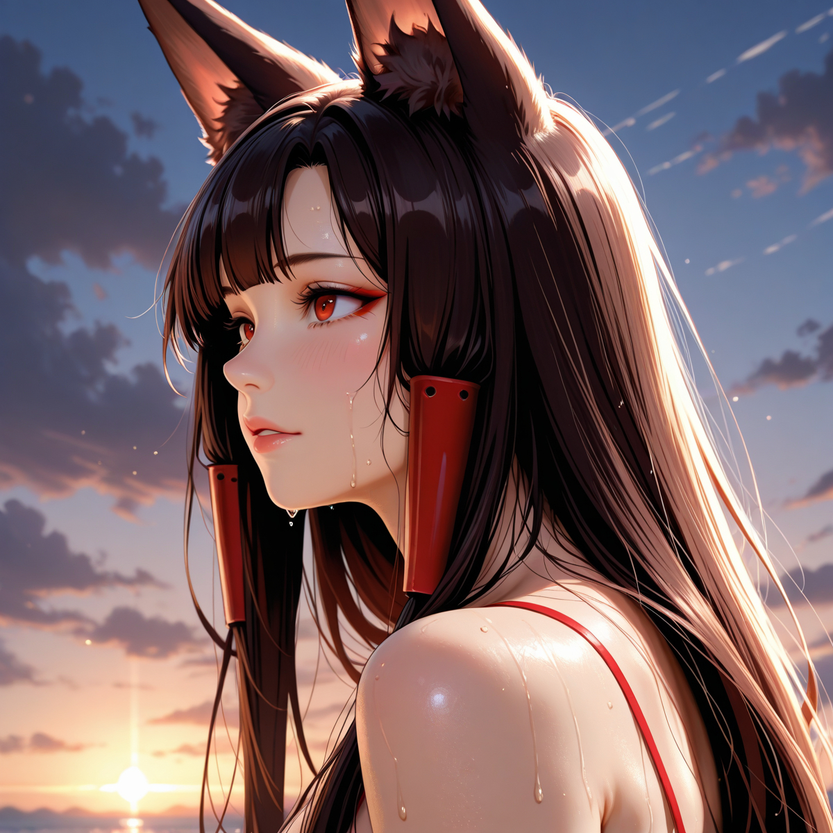 Akagi (azur lane)-pixiv插画-作品交流服务
