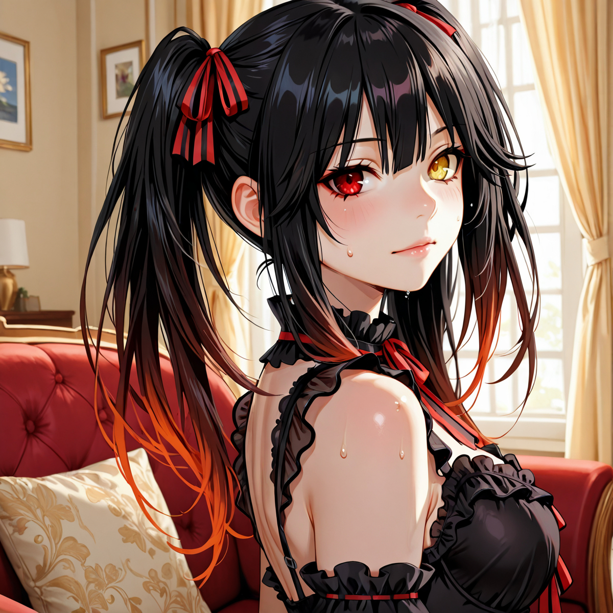 tokisaki kurumi-pixiv插画-作品交流服务