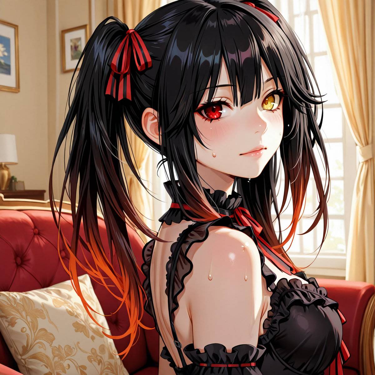 tokisaki kurumi-pixiv插画-作品交流服务