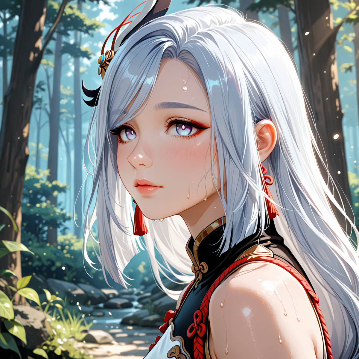 图片[5]-shenhe 申鶴-pixiv插画-作品交流服务