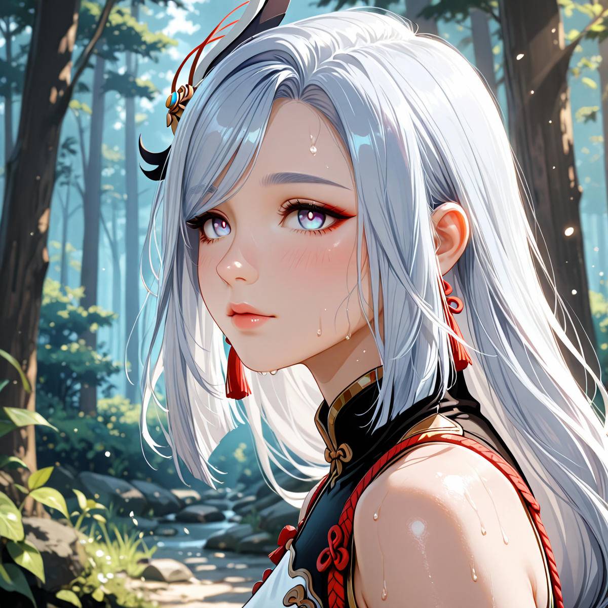 图片[5]-shenhe 申鶴-pixiv插画-作品交流服务