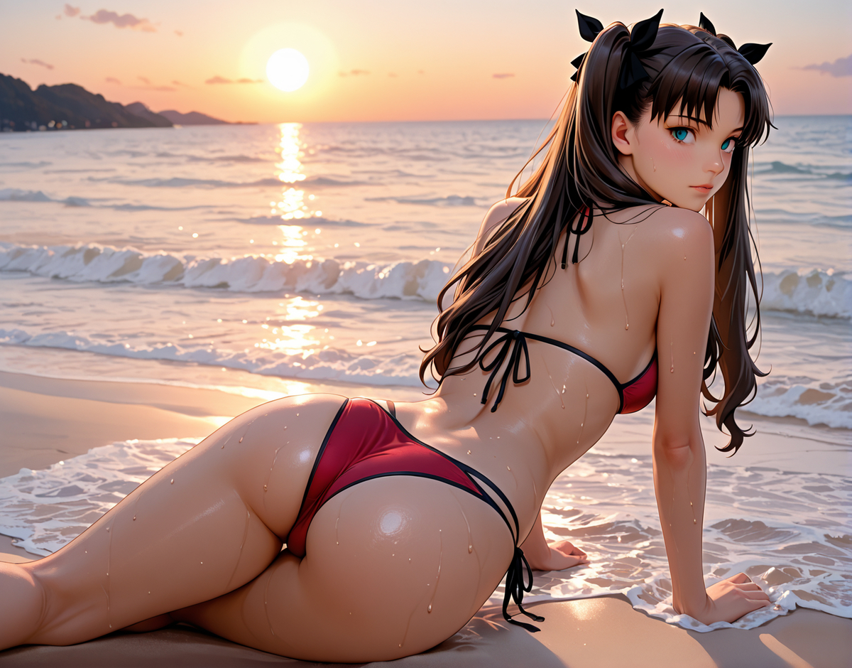 Tohsaka Rin 遠坂凛-pixiv插画-作品交流服务