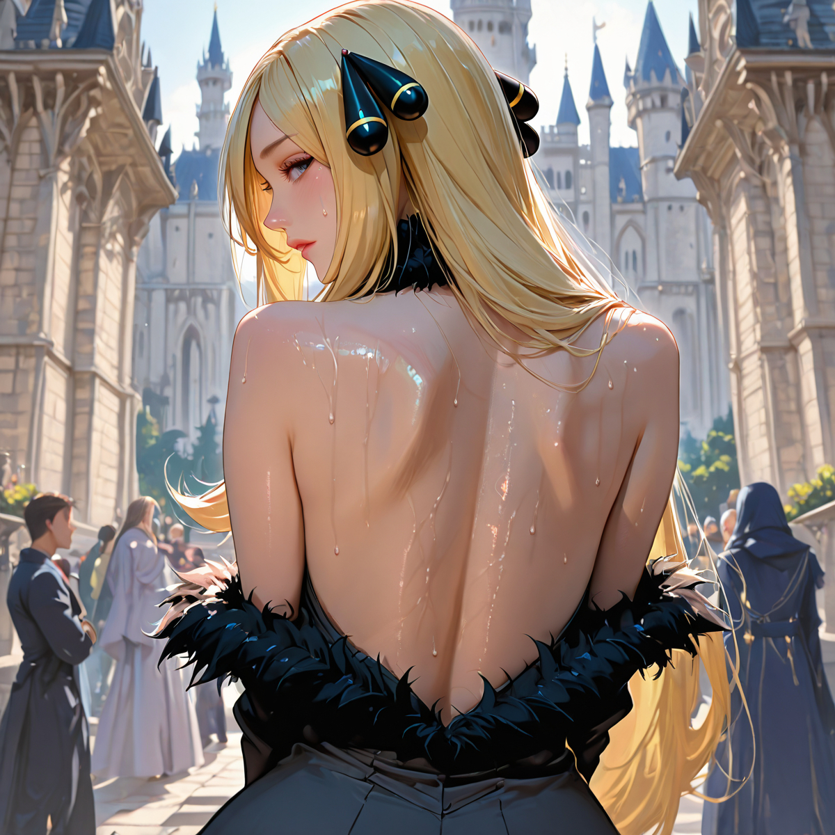 cynthia (pokémon)-pixiv插画-作品交流服务