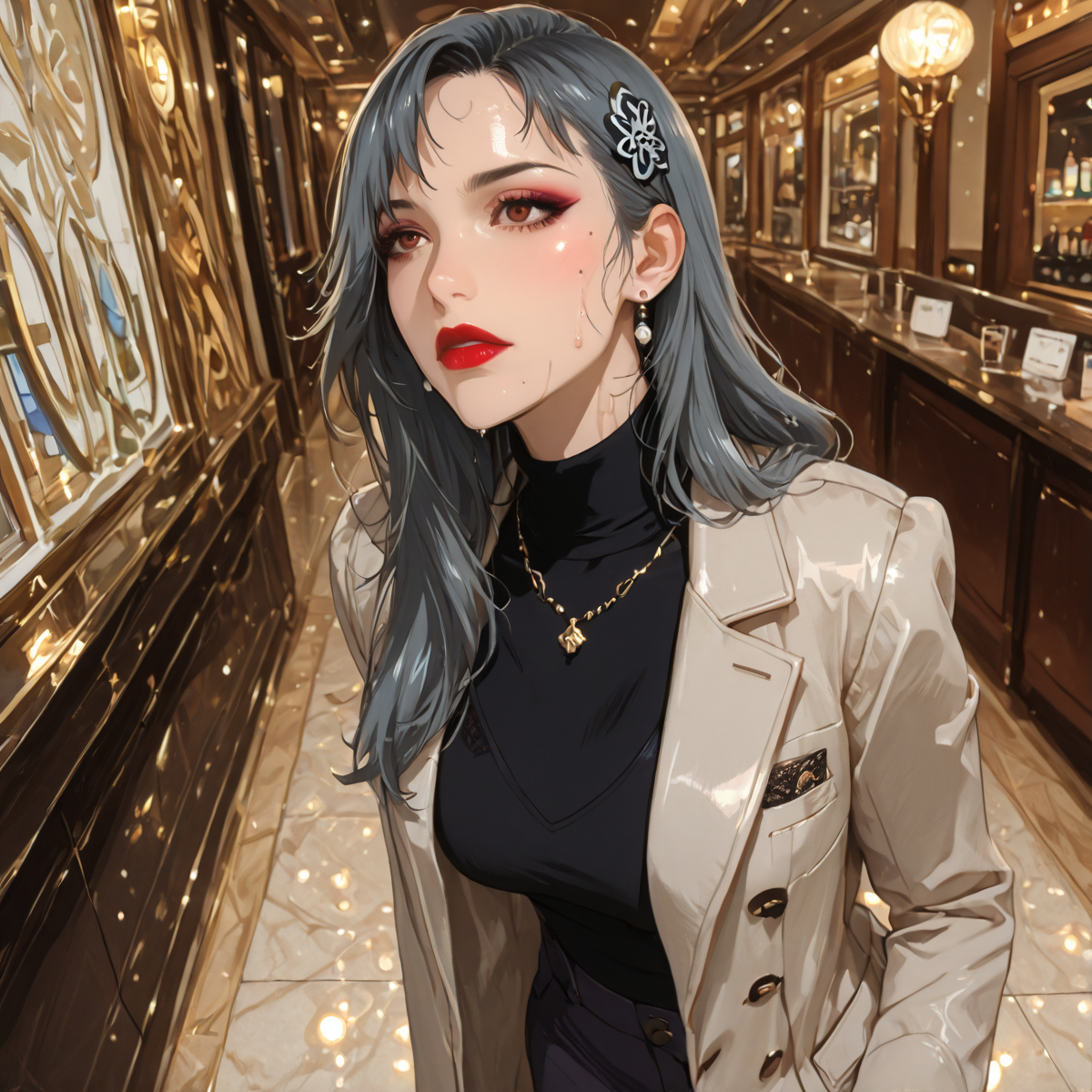 Sae Niijima (Persona 5) - 新島冴-pixiv插画-作品交流服务