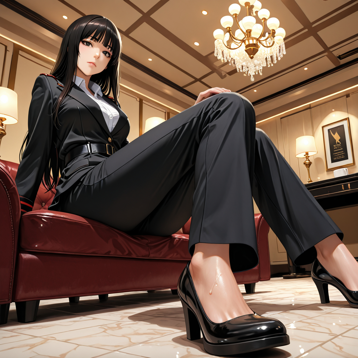 Shiho Nishizumi - 西住しほ-pixiv插画-作品交流服务