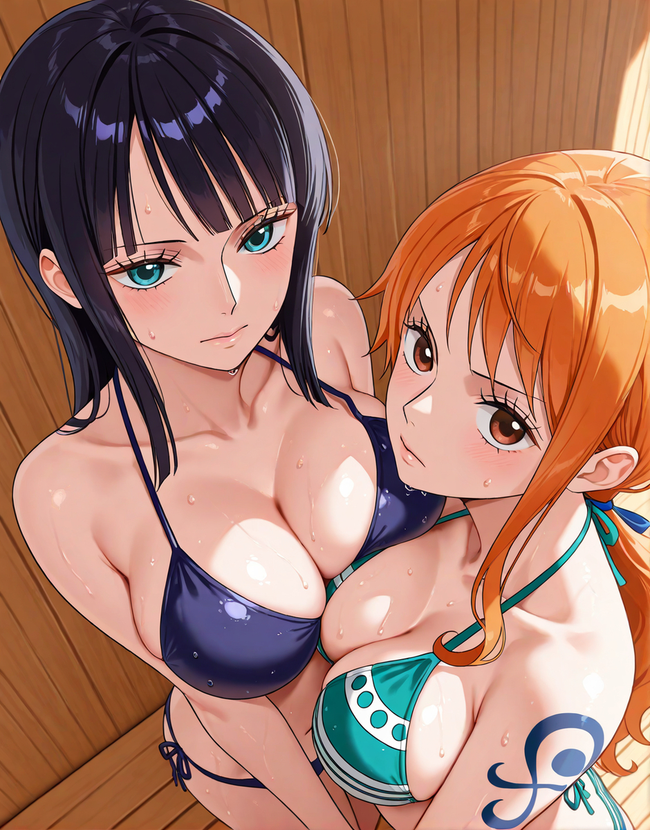 Robin & Nami-pixiv插画-作品交流服务