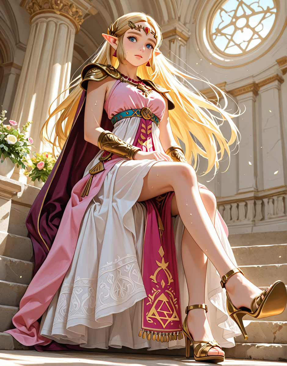Princess Zelda - ゼルダ姫-pixiv插画-作品交流服务