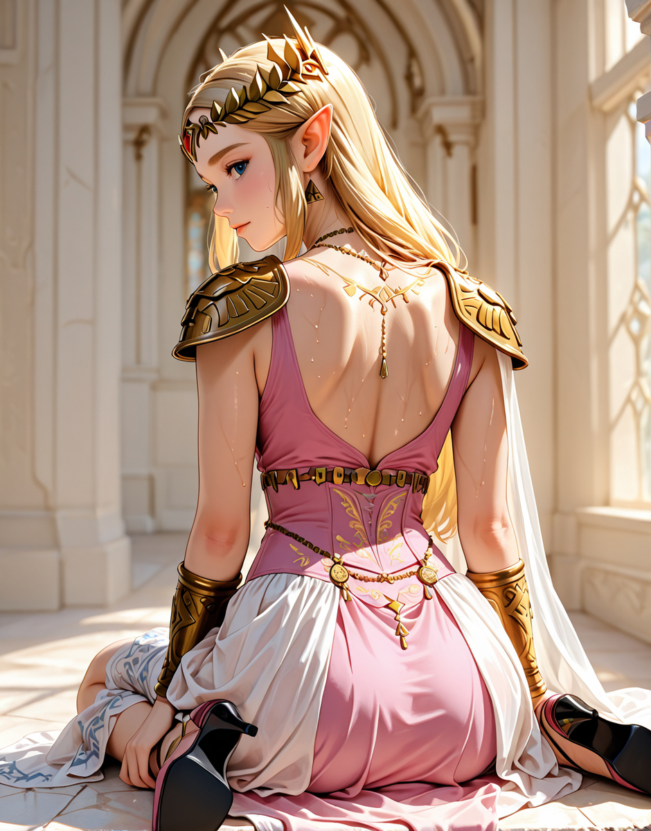 Princess Zelda - ゼルダ姫-pixiv插画-作品交流服务