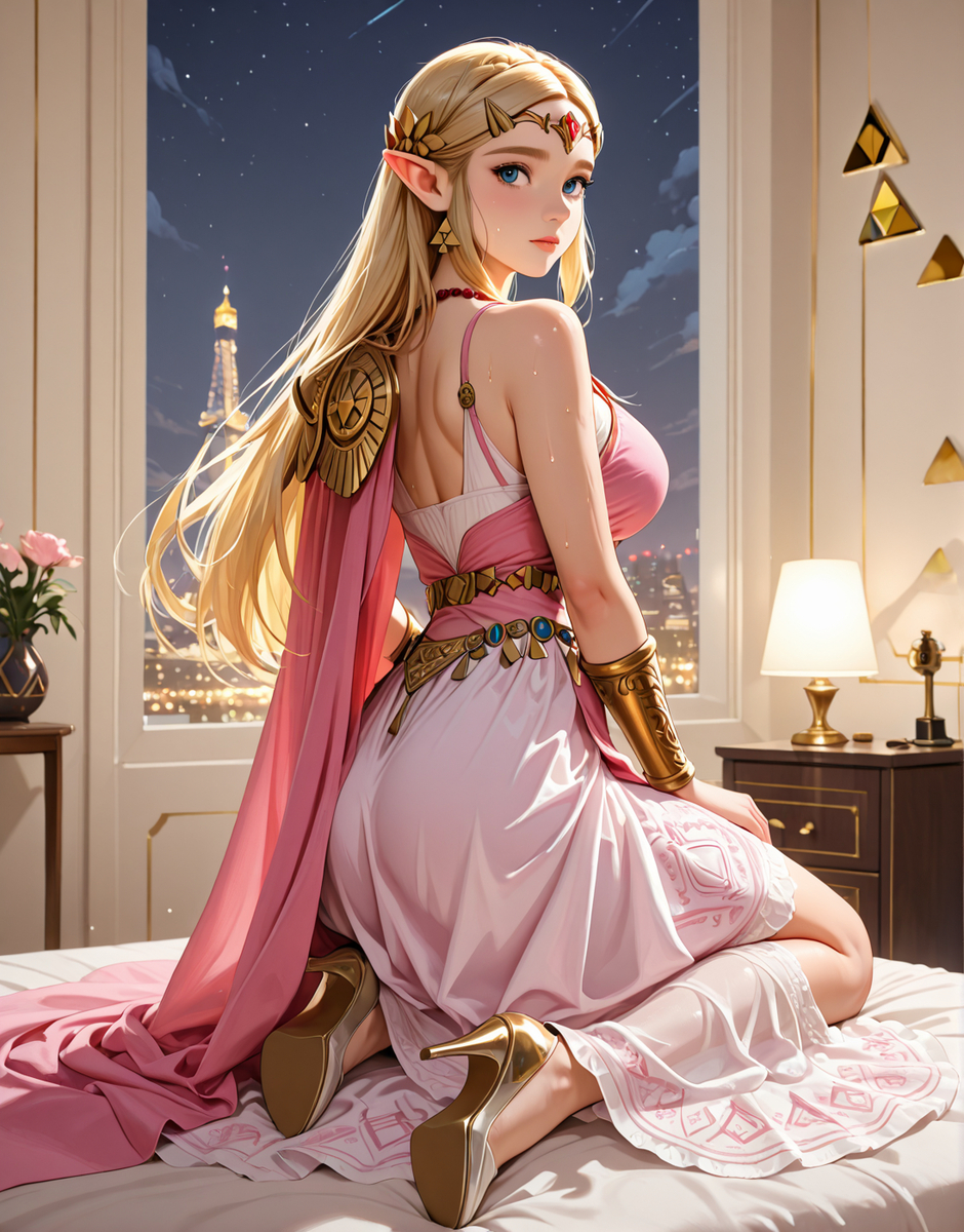 Princess Zelda - ゼルダ姫-pixiv插画-作品交流服务