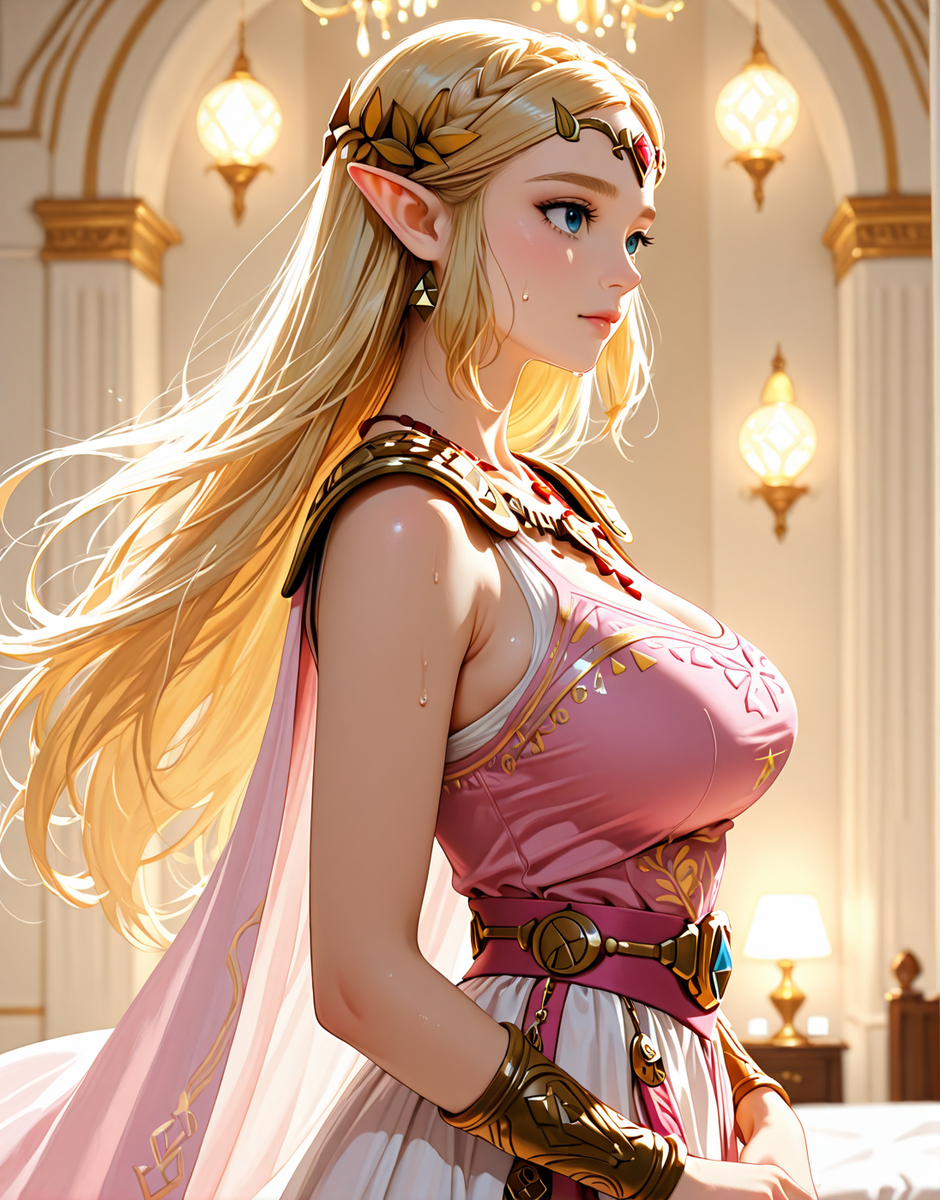Princess Zelda - ゼルダ姫-pixiv插画-作品交流服务