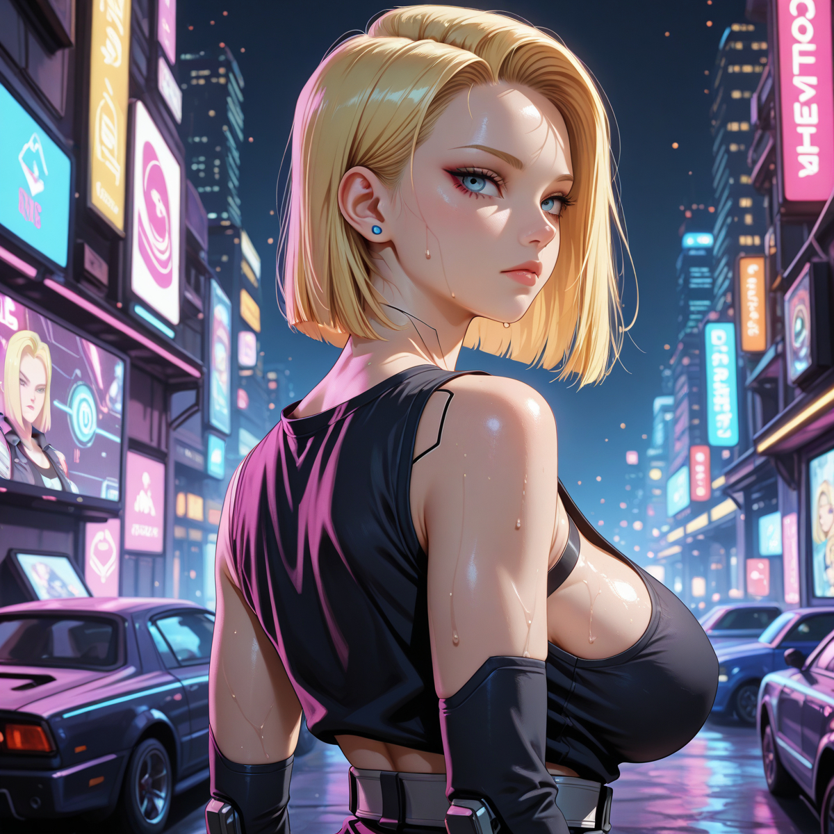 Android 18 - 人造人間18号-pixiv插画-作品交流服务