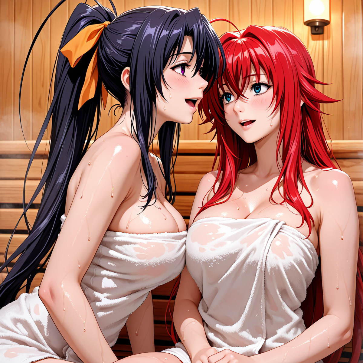 图片[6]-Rias Gremory x Akeno Himejima-pixiv插画-作品交流服务