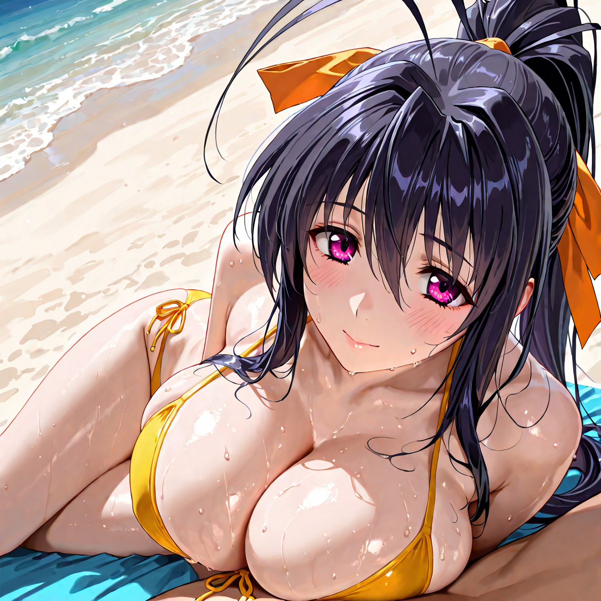 Himejima akeno --pixiv插画-作品交流服务